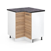 Vicco Mobile ad angolo cucina Sonoma 75.6 cm , PL Antracite