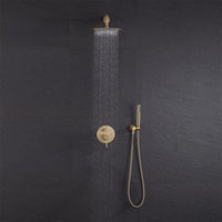 Set Doccia Da Incasso Rea Lungo Gold Matt + Box