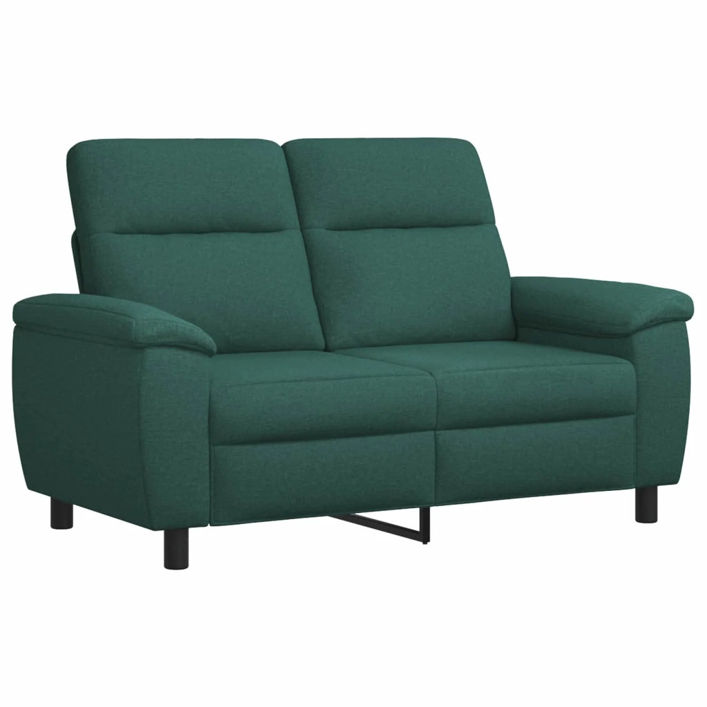 Set di divani 2 pcs Verde Scuro Tessuto 3430579