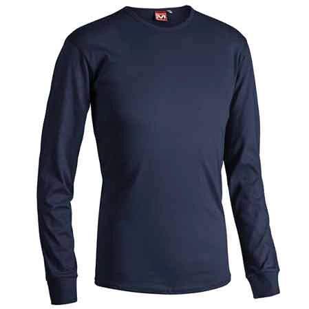 T-SHIRT MANICA LUNGA BLU Tg. XXL