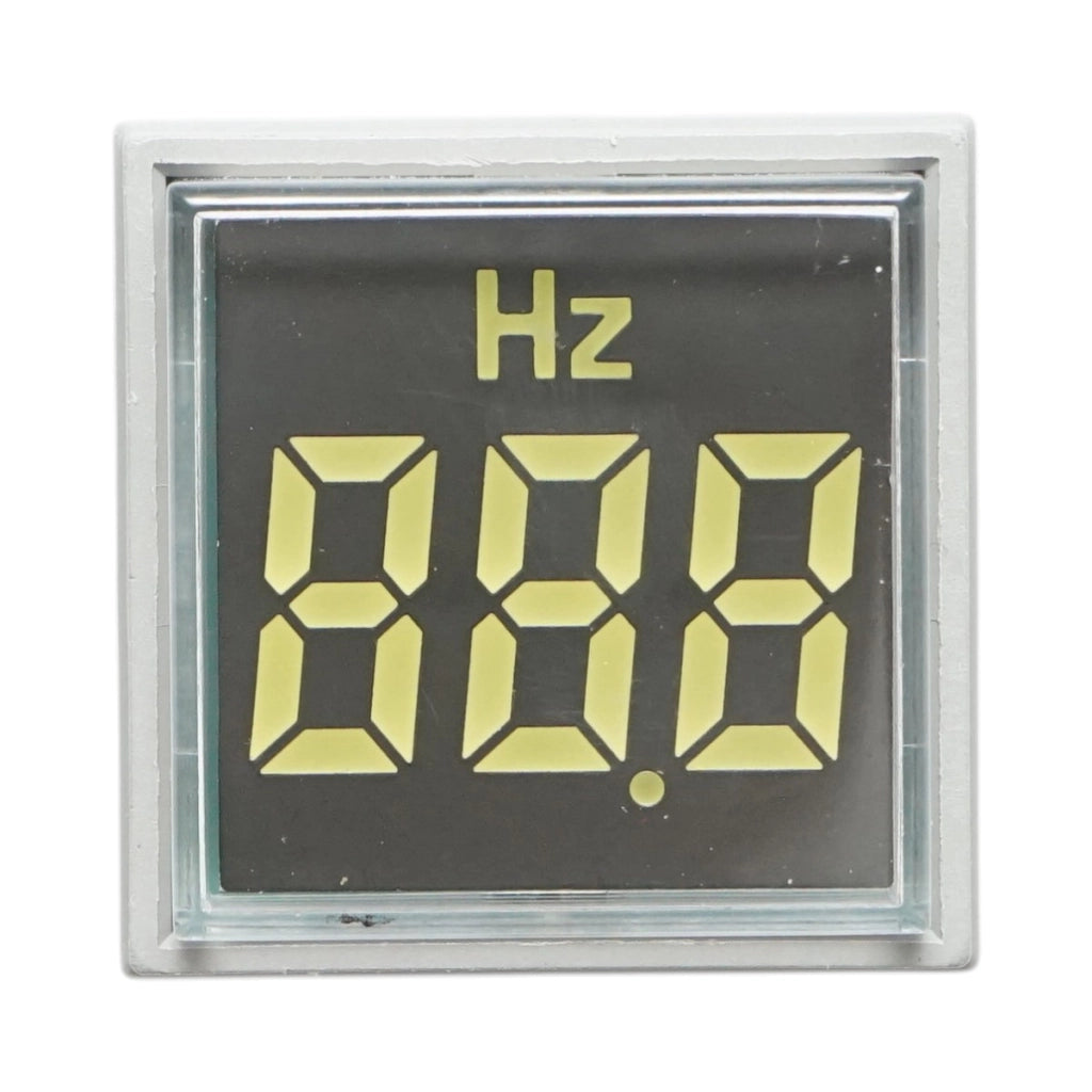 Indicatore di frequenza digitale LED bianco 0-99Hz Ø 22mm Breckner Germany
