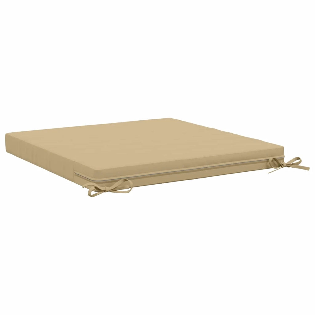 Cuscini per Sedia in 4 Pezzi SOEST 4 pz 100% Poliestere Beige 945076