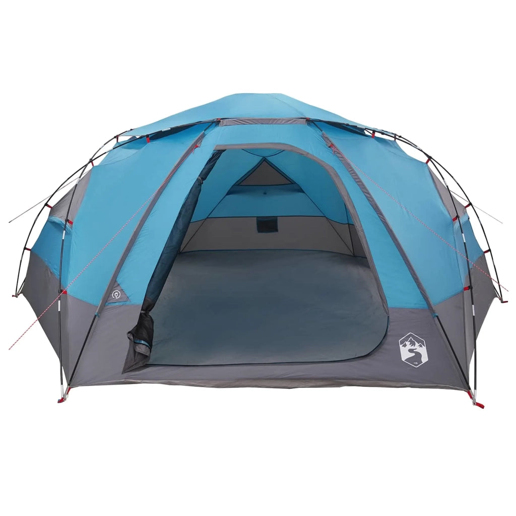 Tenda a cupola con tetto rimovibile-Tenda da campeggio Blu 12-Persone
