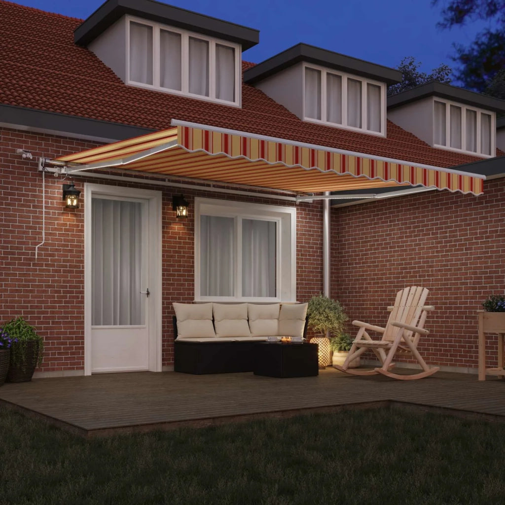 Tenda Retrattile Giallo e Arancione 400 × 350 cm 3330746