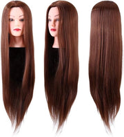 Capocciolo con supporto per styling e allenamento - Accessori DIY per capelli - Capocciolo per allenamento di modellazione capillare in marrone - Modello:  -  -
