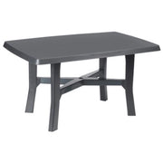 Tavolo Rettangolare 138X88X72 Cm Rodano Antracite - Ipae-Progarden