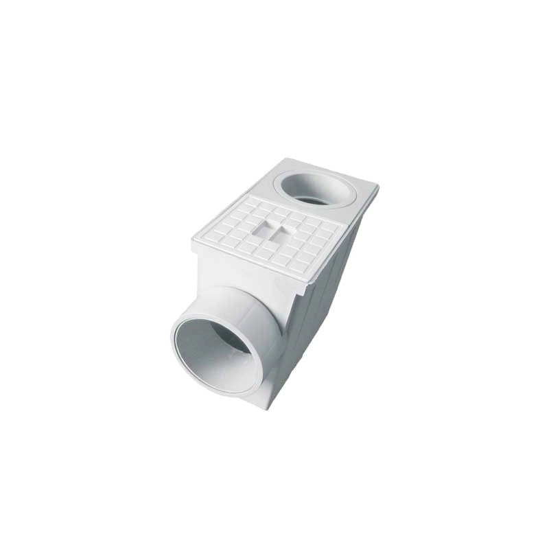 POZZETTO PLUVIALE R. TONDO Ø 90/100 mm - scarico Ø 110 mm