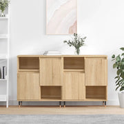 Credenze 2 pz Rovere Sonoma in Legno Multistratocod mxl 125326