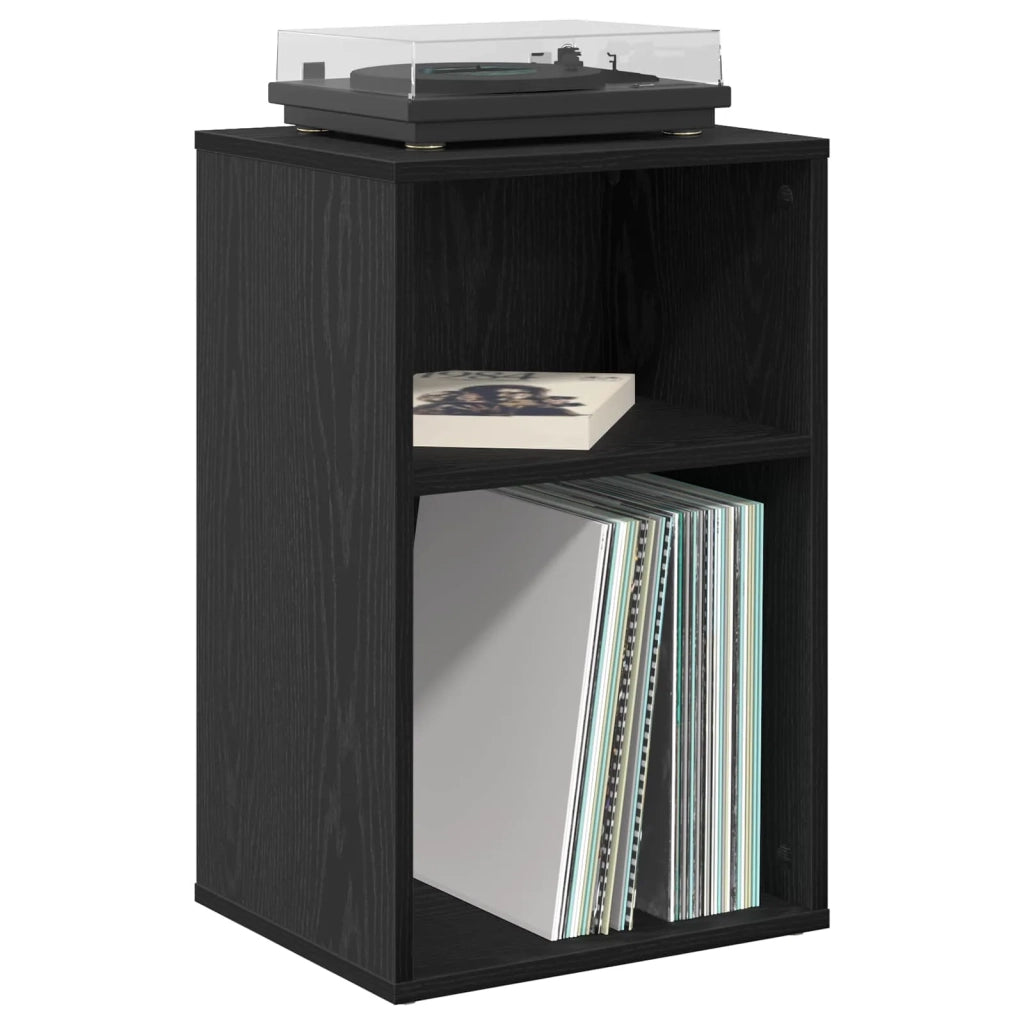 Mobile porta vinili Rovere Nero 38 x 33 x 61 cm 8012859