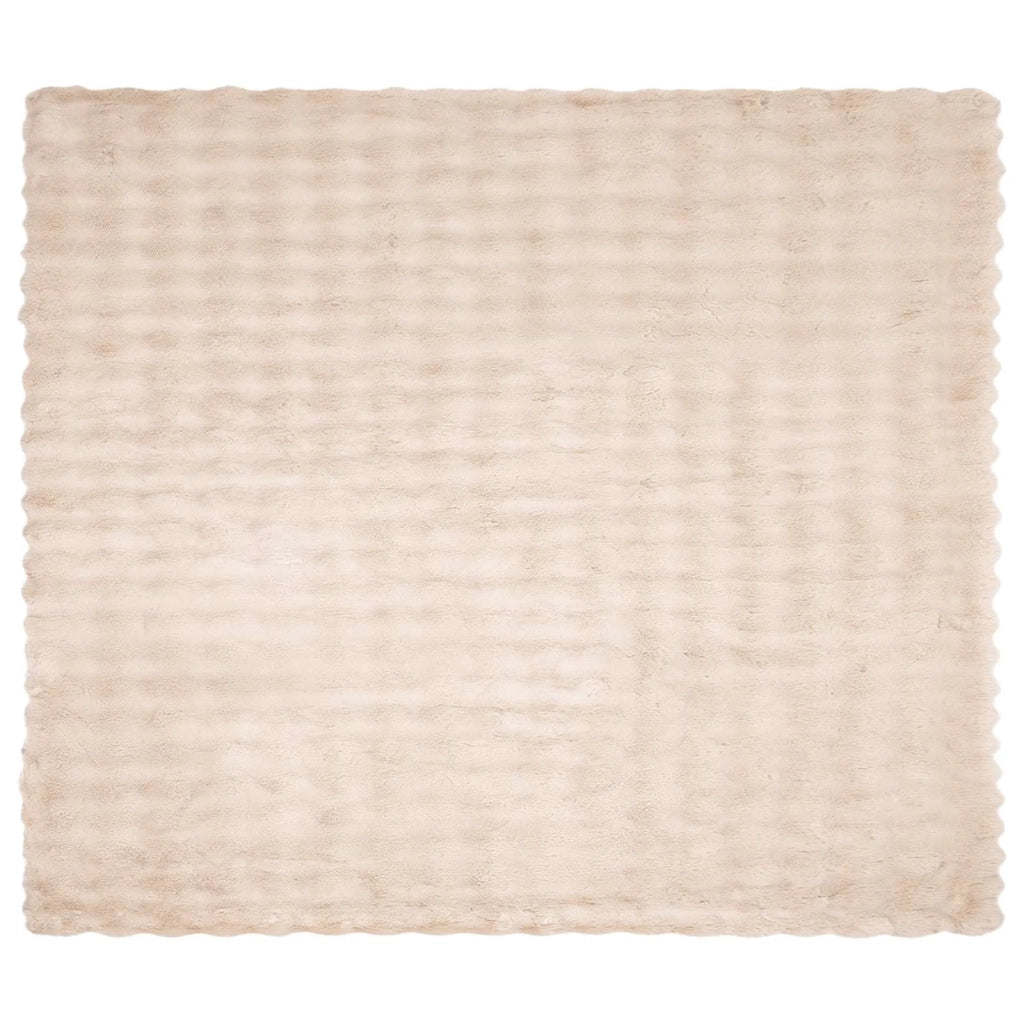 Coperta antiscivolo in sintetica di coniglio Olite Beige