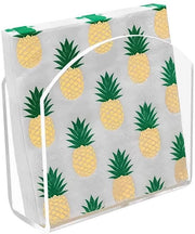 Sostegno per tovaglioli in vetro - Stante - Supporto per tovaglioli - Tavolo da pranzo - 12 x 12 x 5 cm - Adatto per ristoranti - Dispensatore per tovaglioli