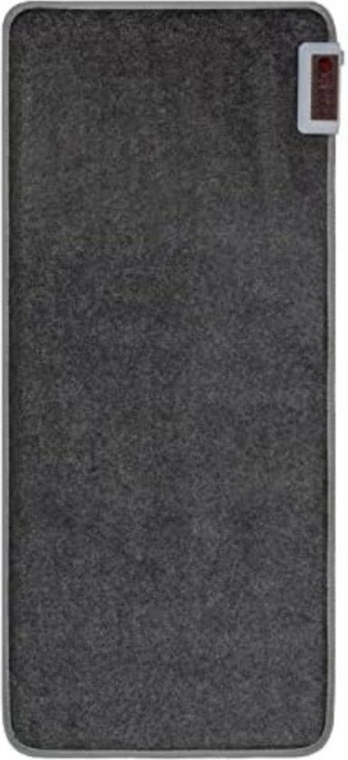 Mat di riscaldamento 35 x 110 cm - 100W Infrarosso, Antiscivolo, Interruttore di sicurezza a 50°C, Pulsante di accensione illuminato del piede