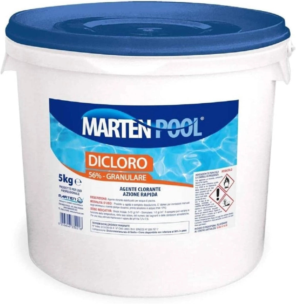 Dicloro Granulare ad Azione Rapida 5 kg in Secchio Ailanto