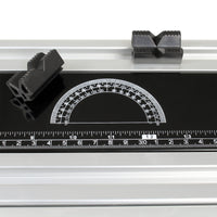 Banco da lavoro portatile e pieghevole max 100 kg altezza e inclinazione regolabili 77-107cm