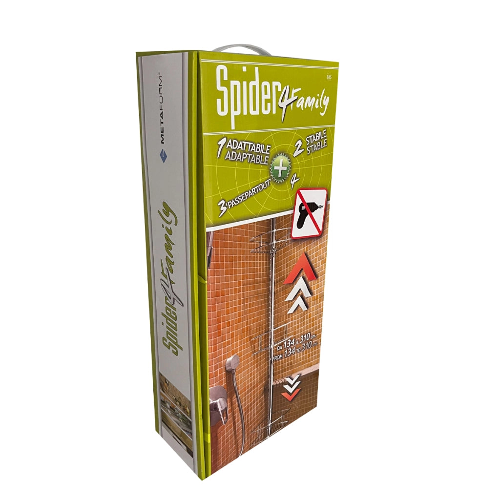 PORTAOGGETTI DOCCIA SPIDER 4 FAMILY- Cromo- METAF- pezzi 1