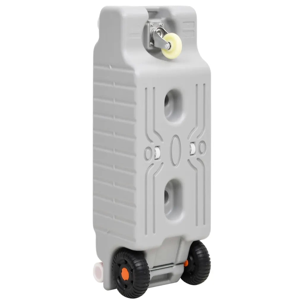 Serbatoio di Acqua con Ruote per Campeggio 75 L Grigio CFW9787882