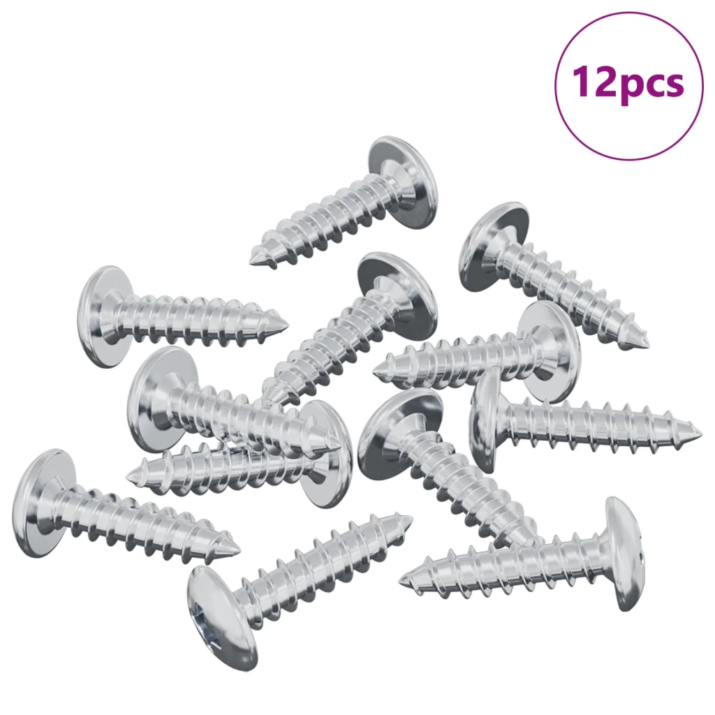 Vite 12 pz Argento M4 x 16 mm Acciaio CFW5750259