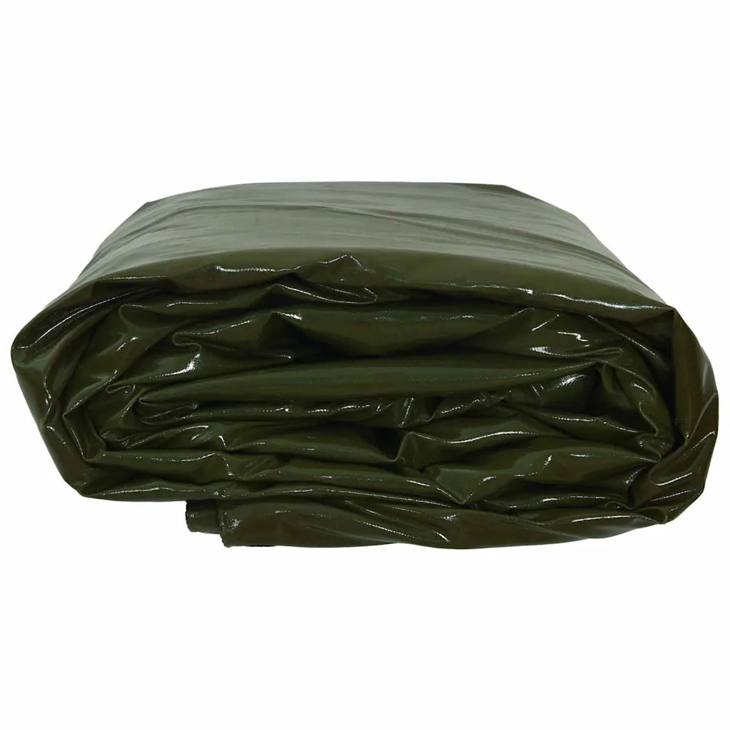 Telo 650g / m² Verde oliva 4 x 7 m Tela con rivestimento in PVC