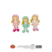 Miss Decarine,Bambola pezza 30 cm, 1 pezzo colore casuale,Decar,Eta1+