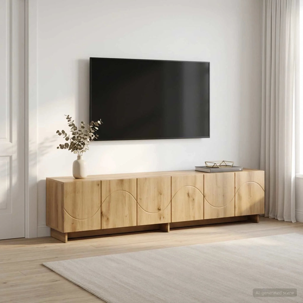Supporto TV 179.5 x 34.5 x 40 cm Rovere Artigianale 8011593