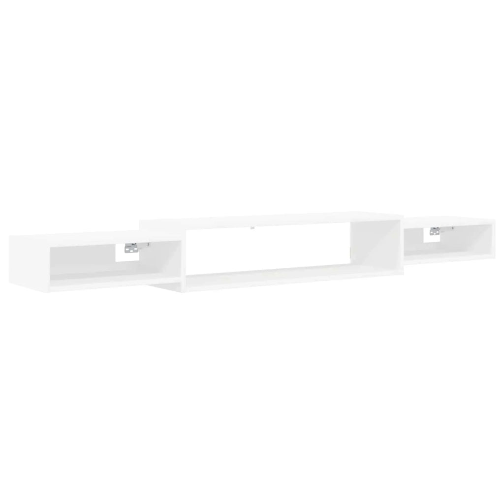 Mobile TV da Parete A parete-Credenza per TV sospesa Bianco 180 x 28 x 21 cm