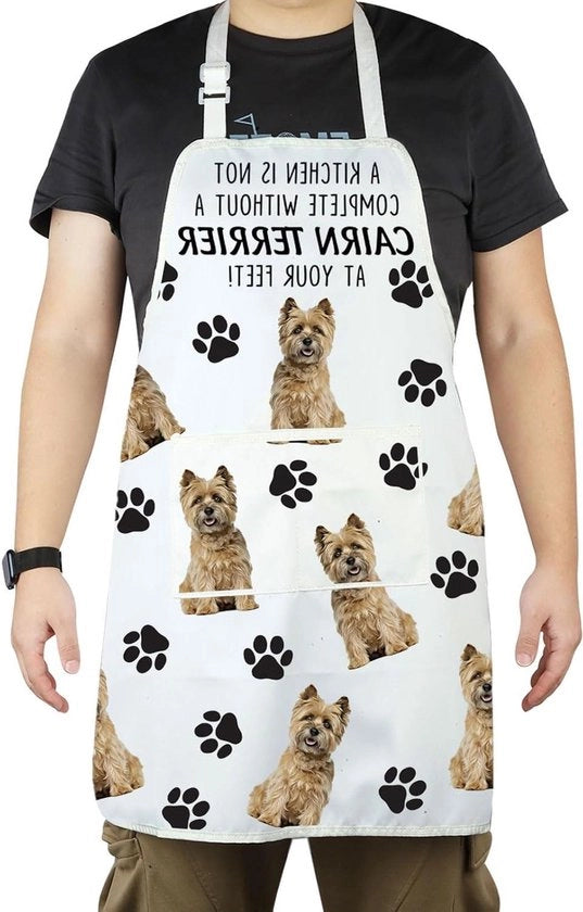 Cucina in grembiule con stampa Cairn Terrier