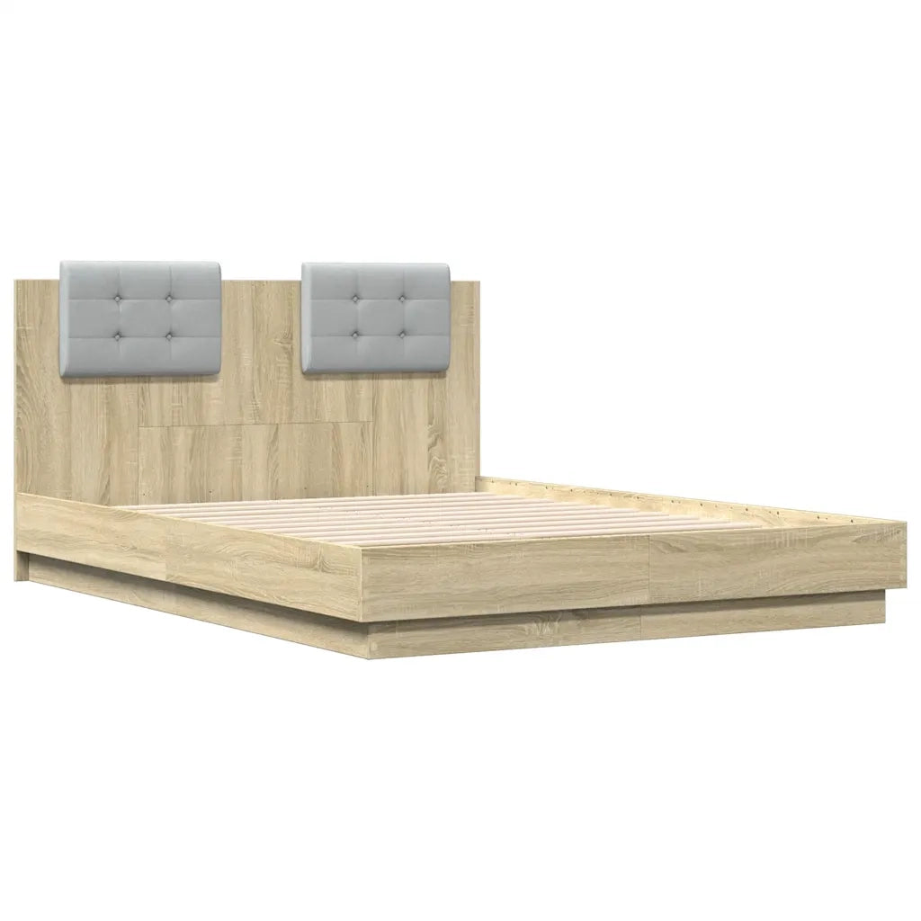Giroletto Testiera Rovere Sonoma 140x190 cm Legno Multistratocod mxl 115253