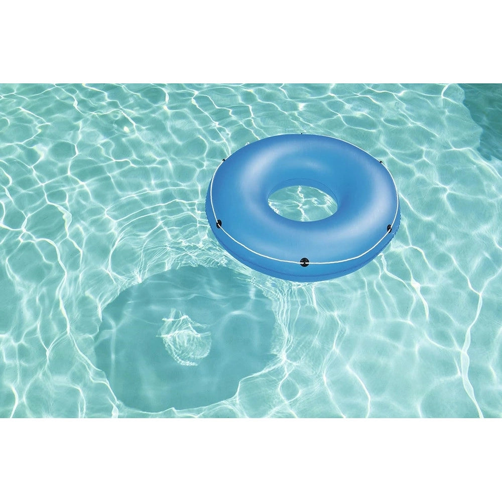 Trade Shop - Ciambella Salvagente Gonfiabile Galleggiante Con Corda Summer Blast Da 119 Cm 36120 -
