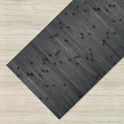 Tappeto Passatoia In Vero Bamboo Tappeto Cucina Ingresso In Legno Antiscivolo Aderente Lavabile E Antimacchia Tagliabile  Piombo - 50x150 cm