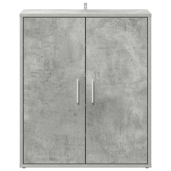 Scarpiera Grigio Cemento 60x35x70 cm in Truciolato cod mxl 49556