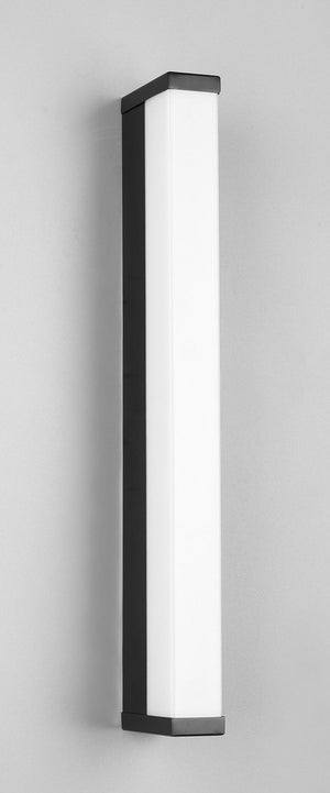 Applique da Interno a LED SMD in Metallo Nero Opaco