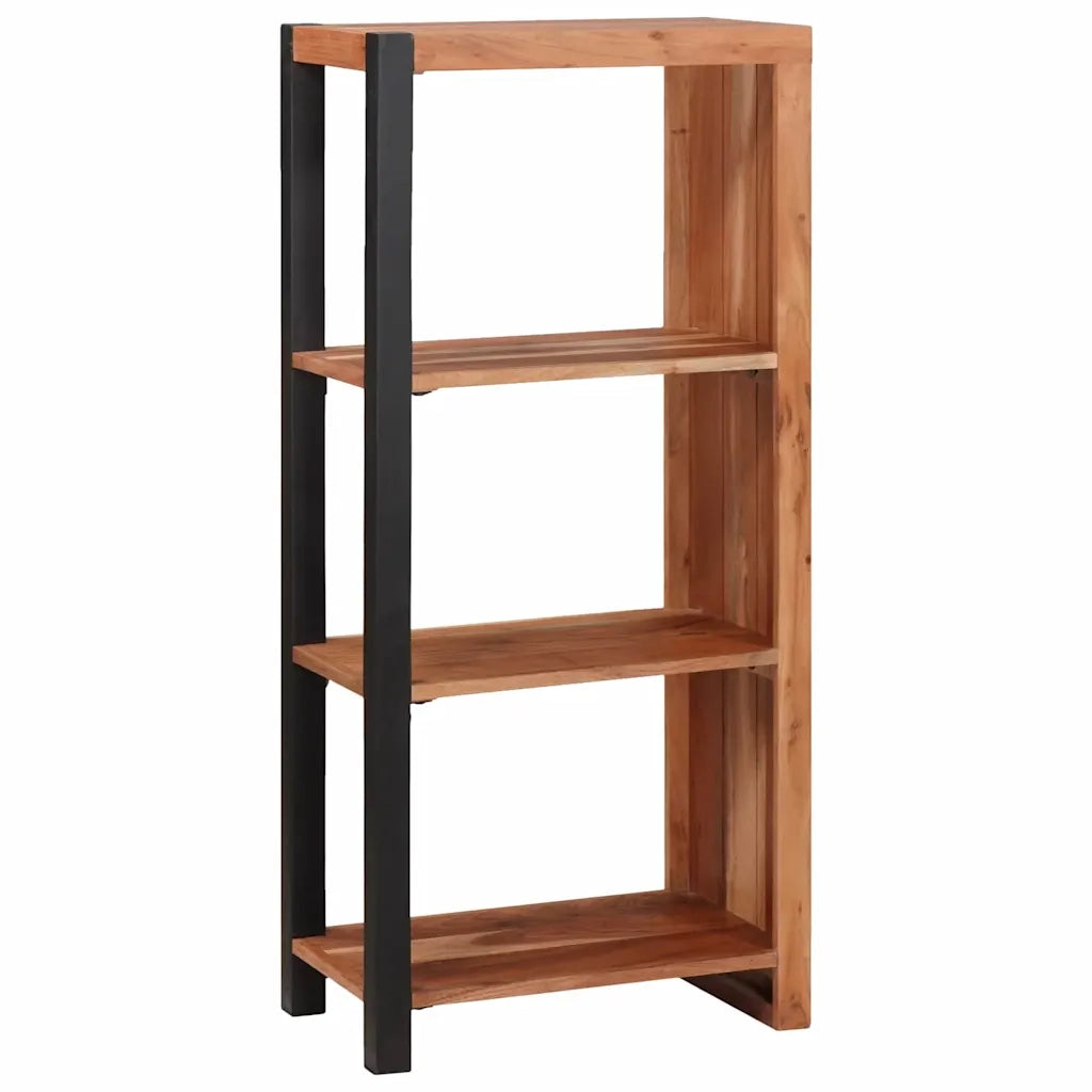 Libreria-Scaffale per Libri-Mobile di Stoccaggio Marrone 70 x 30 x 110 cm Legno di Acacia Massello