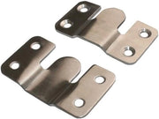 Set di 4 paia di supporti da parete per foto con hanger per fissaggio al capo