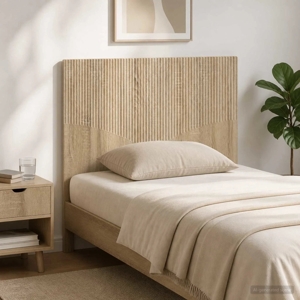 Testiera da Muro HOORN Rovere Sonoma Legno ingegnerizzato 897417