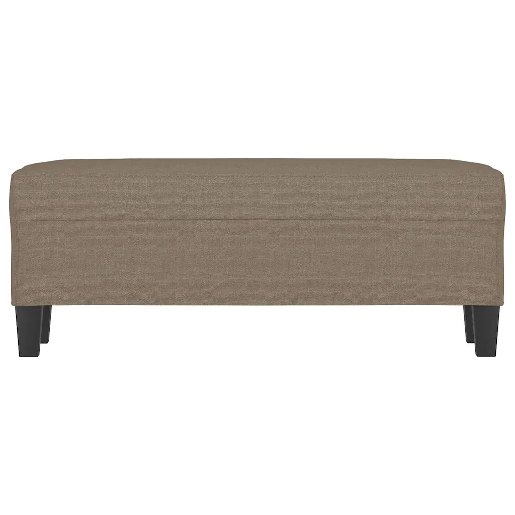 Panca Tortora 100x35x41 cm in Tessuto 349458