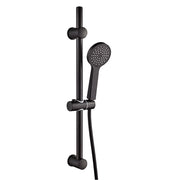 Saliscendi nero anticalcare con doccino a 1 getto - serie vogue