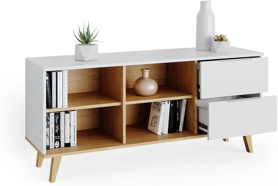 Cassettiera per camera da letto Nautica, Bianco, 40 x 61 cm, per riporre abiti e oggetti di uso quotidiano