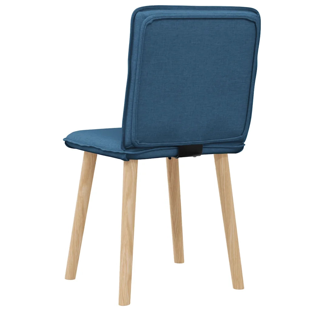 Sedie da Pranzo 2 pz Blu in Tessuto 4101228