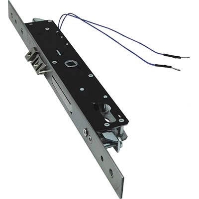 SERRATURA MONTANTE INFILARE ELETTRICA 1418Q OMEC  B.Q INOX F.MM 25 F.SAGOM TRIP+M1+SCR+Q8 E.MM 25