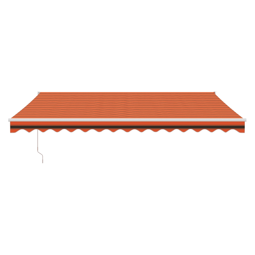Tenda Sole Automatica Retrattile Arancione e Marrone 4,5x3 m 3154494