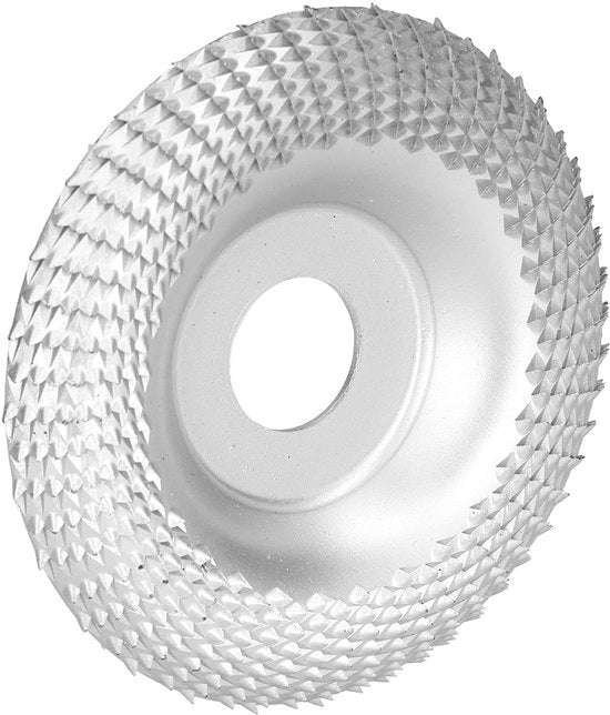 Houtsnijwerk Schuurschijf 100 mm - Scheda di Smerigliatura in Acciaio di Carbonio - Scheda di Smerigliatura per Legno - Polire - Smerigliatura Efficiente - Eccellente Rimozione della Sporcizia