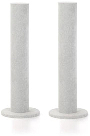 Supporto per Orecchini Verticale in PVC - 2 Pezzi - Grigio Velluto - Presentazione Lussuosa