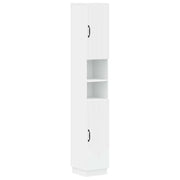 Armadio da Bagno con Ripiano Aperto HOORN Bianco 897255