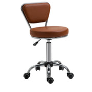Sgabello girevole 360¡ã ¨C Xylo ¨C marrone, altezza regolabile 49-64 cm, rivestimento similpelle