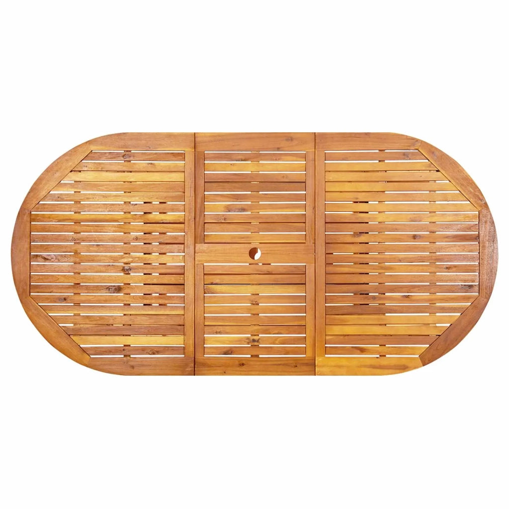Set da pranzo da esterno con ombrellone 8 pz 3438543