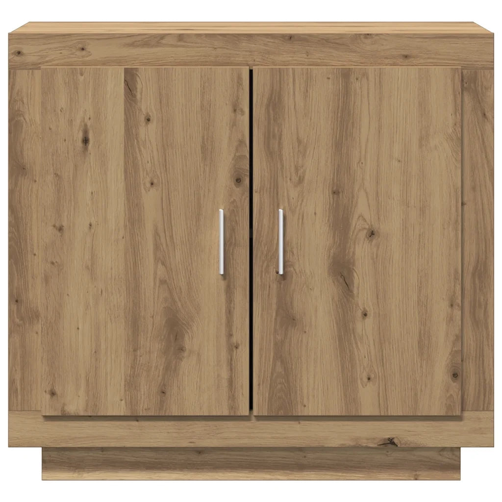 vidaXL Credenza Rovere Artigianale 80x40x75 cm in Legno Multistrato