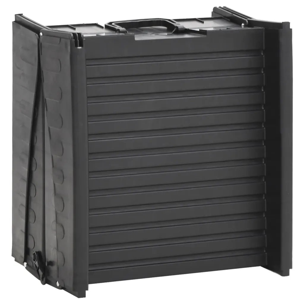Rampa per Cani Pieghevole Nera 153x40x12,5 cm in Plastica CFW7116135