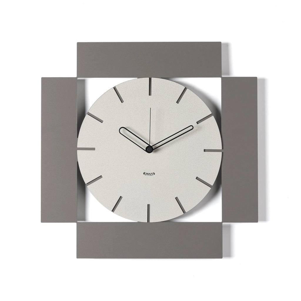 Orologio da parete minimal Radical Fango,avorio