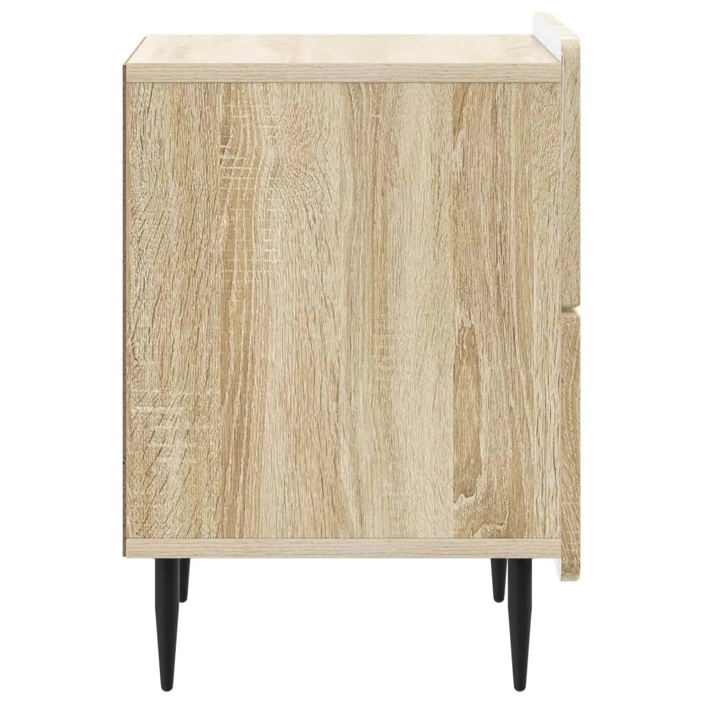 Armadio da Notte 2 pcs Rovere Sonoma 43 x 34,5 x 49,5 cm