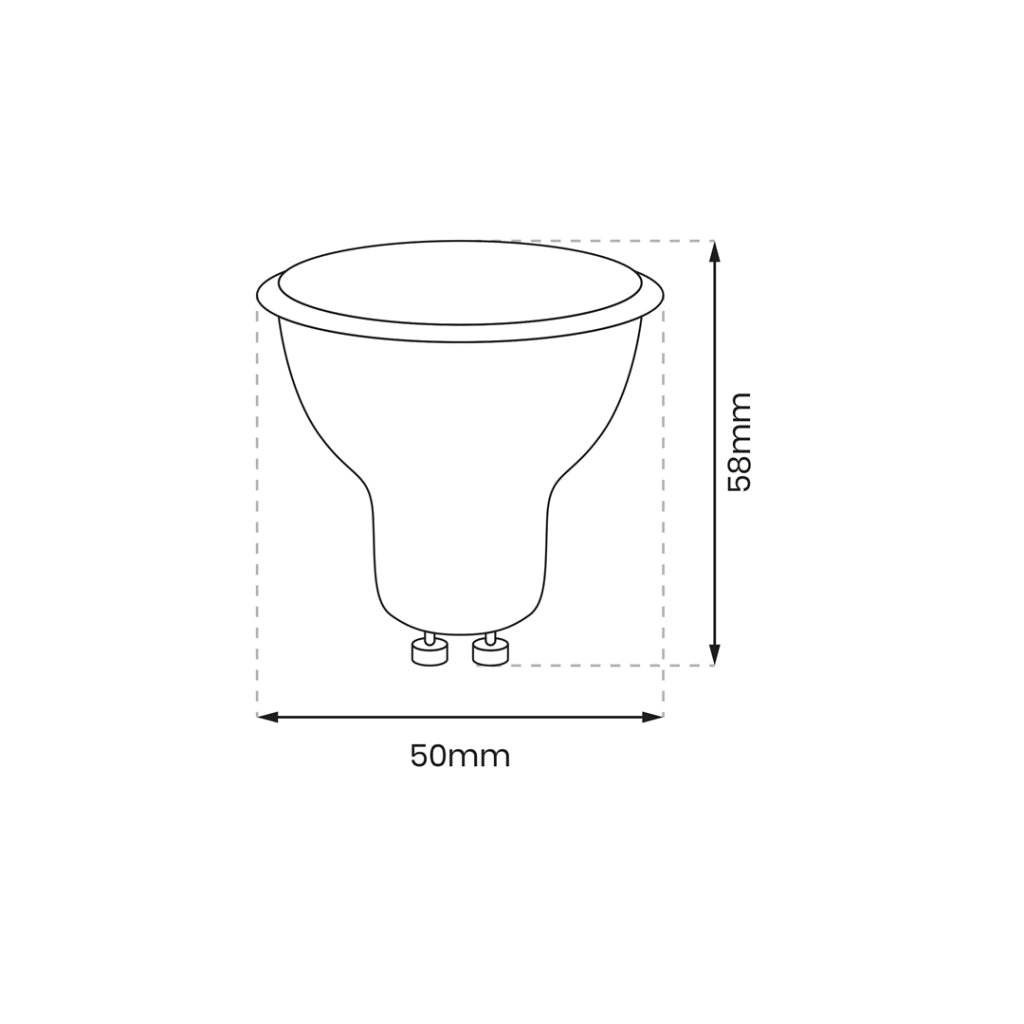 Lampadina LED GU10 6,5W 560lm 4000K neutra Eko-Light